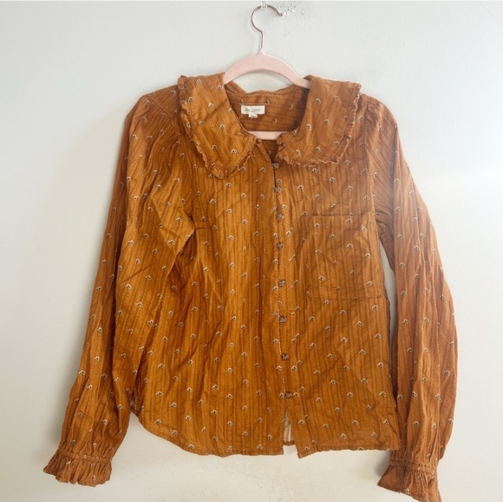 Anthropologie Pilcro Kiera floral blouse